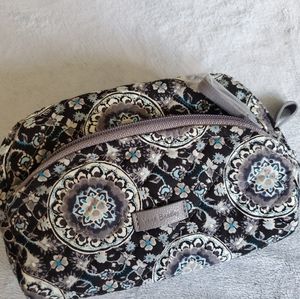 Vera Bradley Mini Cosmetic in Charcoal Medallion